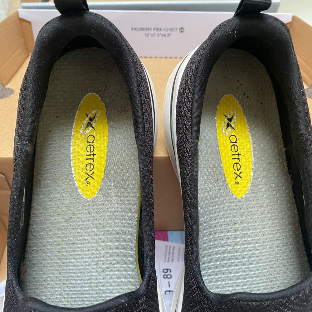 Skechers  Go WALK, Black Slip-On Sneakers - Picture 3 of 13